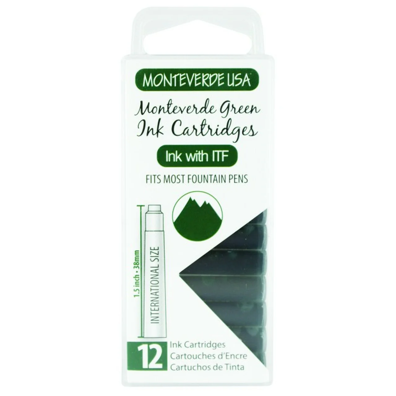 Monteverde Standard Cartridges - Pack of 12 - Image 2