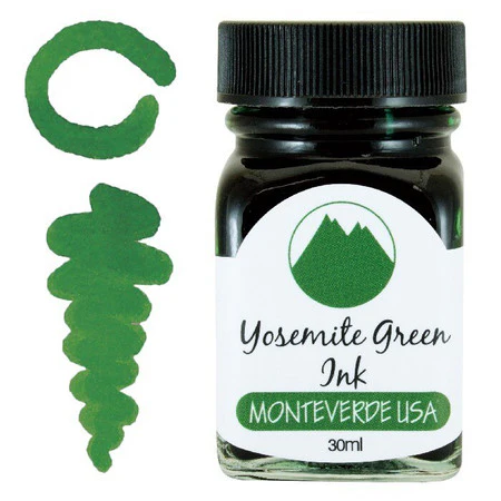 Monteverde USA 30ML Fountain Pen Ink Bottle - Yosemite Green