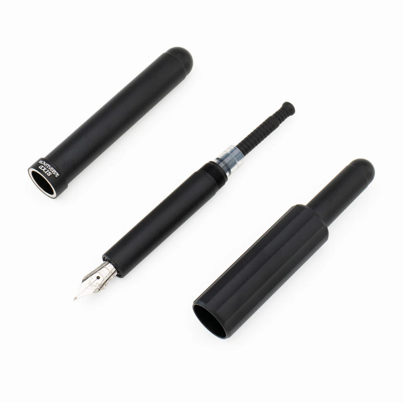 Monteverde USA Axis Matte Black Fountain Pen - Image 3
