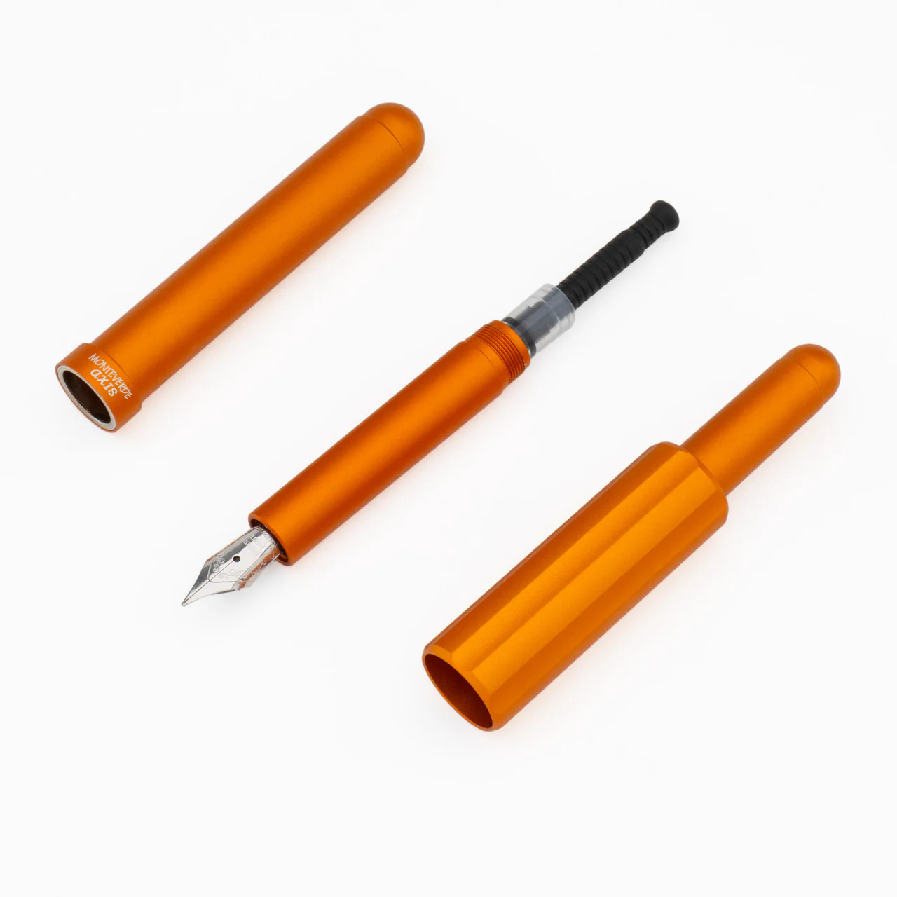 Monteverde USA Axis Matte Orange Fountain Pen - Image 2