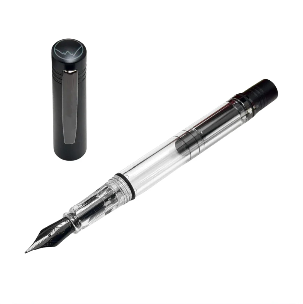 Monteverde USA MP1 Lock-It Piston Technology Fountain Pen Black Noir