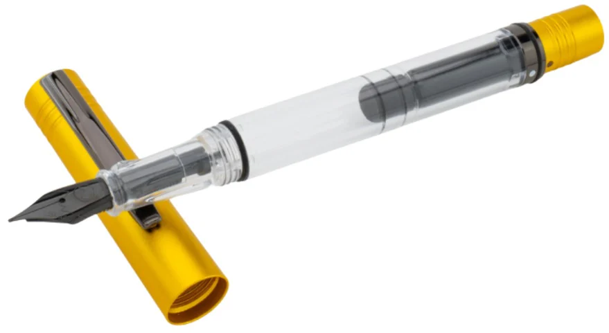 Monteverde USA MP1 Piston Honey Yellow Fountain Pen + 15 ml Ink Bottle Set - Image 2