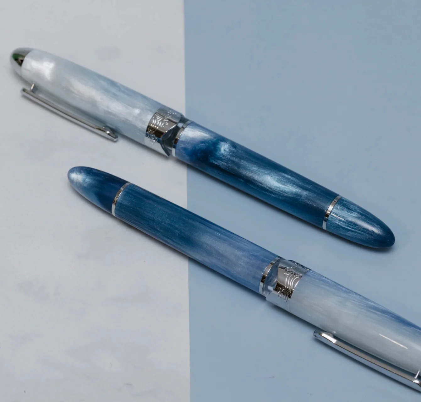 Nahvalur (Narwhal) Horizon Glacier Fountain Pen - Image 2