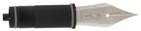 Nahvalur No. 6 Stainless Steel Fountain Pen Nib – Silver with Plastic Feed