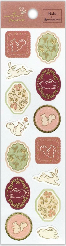 Nuku Decoration Seal Stickers – Utatane Series - Image 3