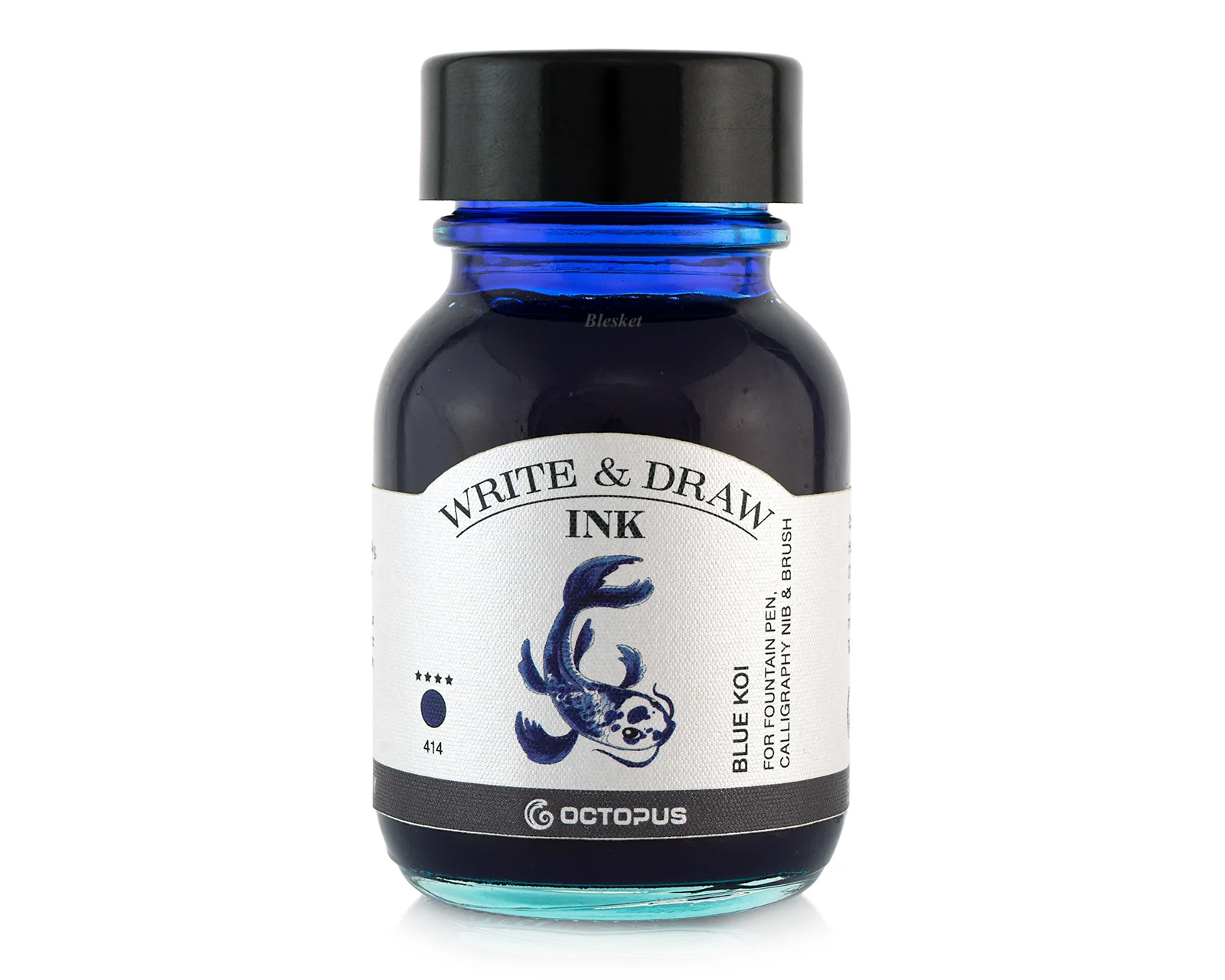 Octopus Write & Draw ink 50ml - Blue Koi