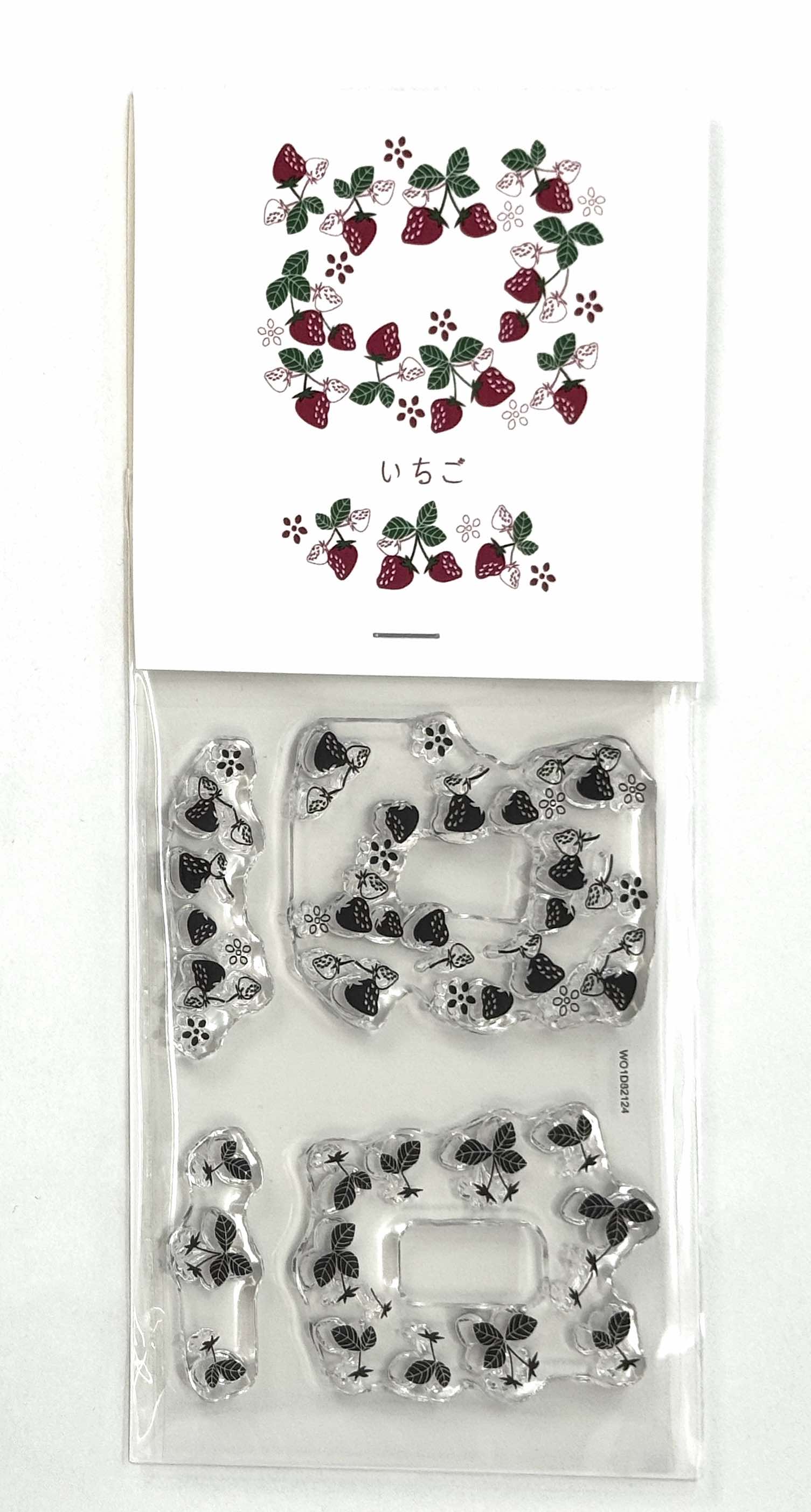 OTOMEINSATSU Acrylic Stamp Strawberry - Image 2
