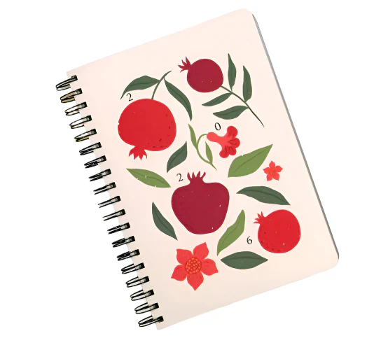 PBI Annual Agenda 2026 - Pomegranates and Leaves