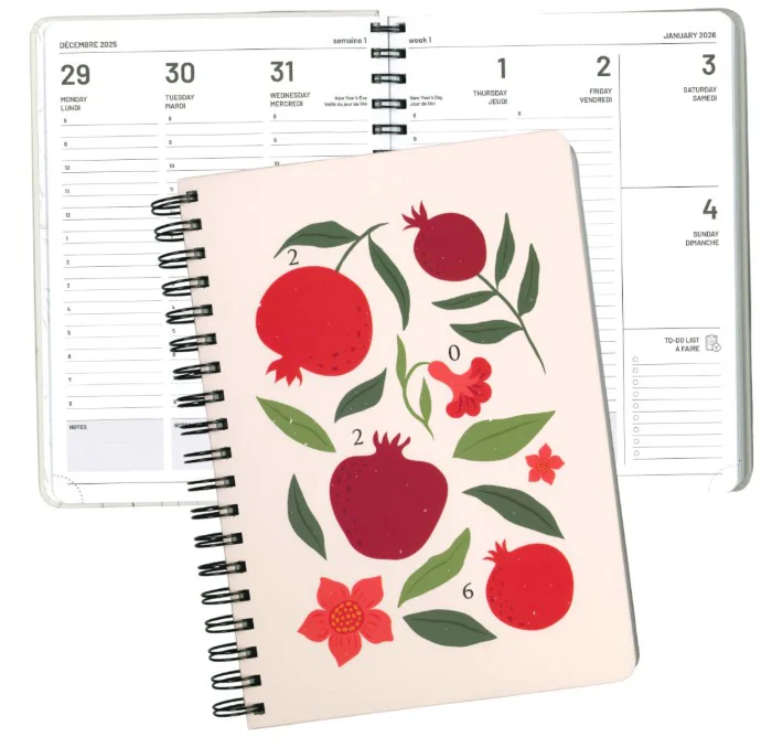 PBI Annual Agenda 2026 - Pomegranates and Leaves - Image 2
