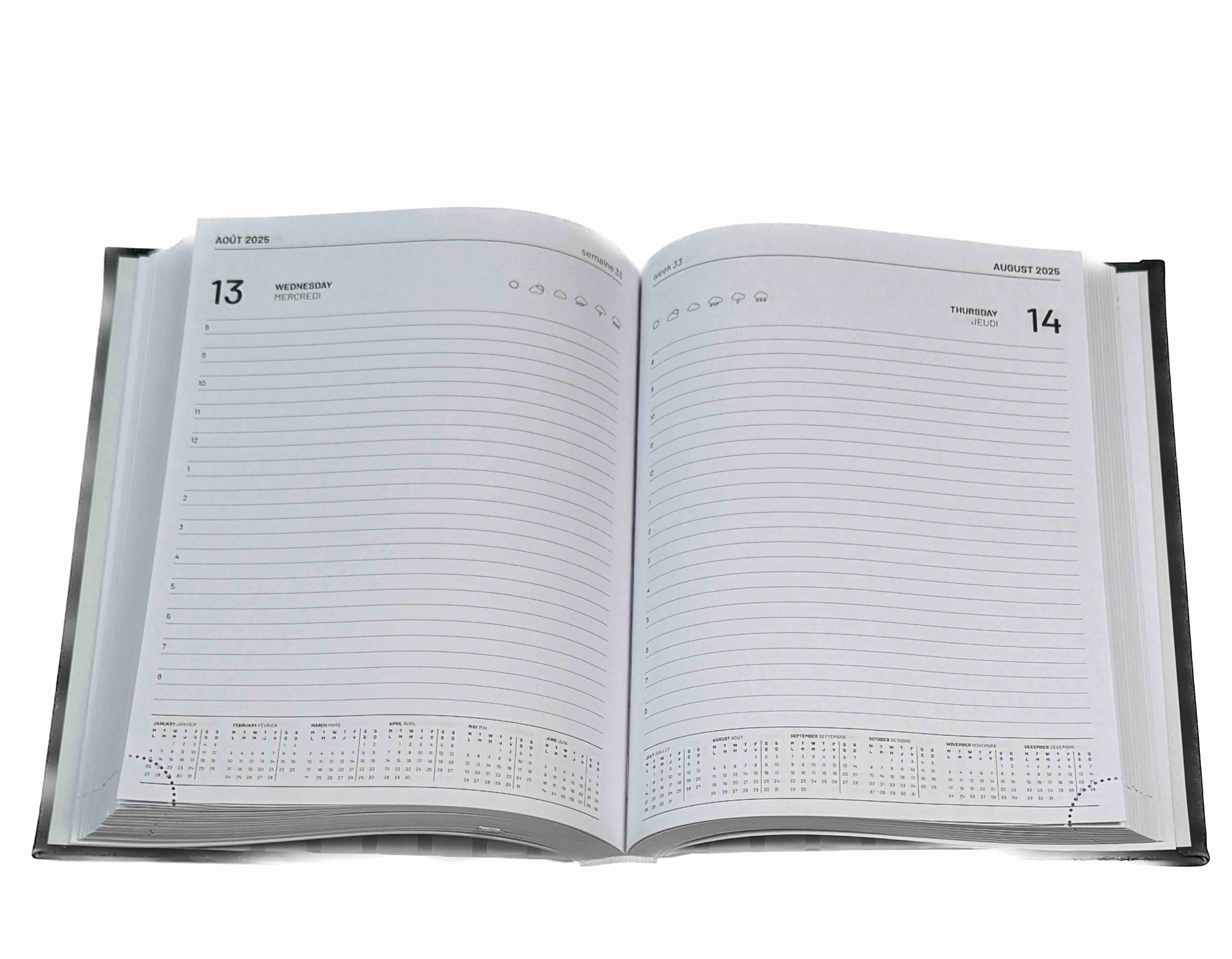 PBI - Daily Agenda 2025 Classic Black - Image 2