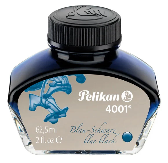 Pelikan 4001 Fountain Pen Ink 62.5ML - Blue Black