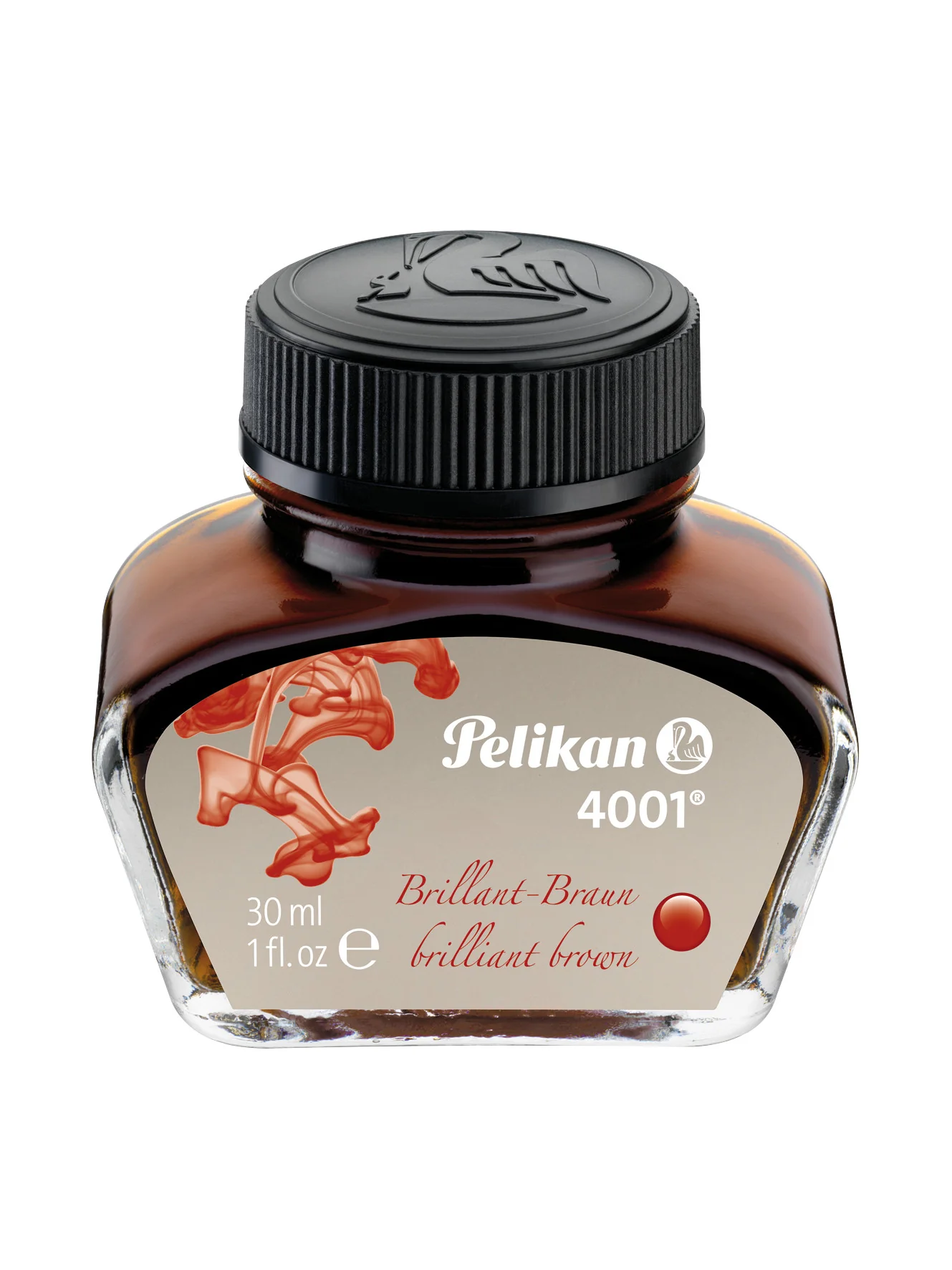 Pelikan ink glass 4001 78 30mL Brilliant Brown
