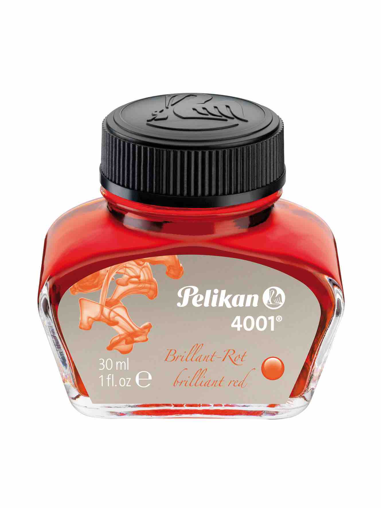 Pelikan ink glass 4001 78 30mL Brilliant Red