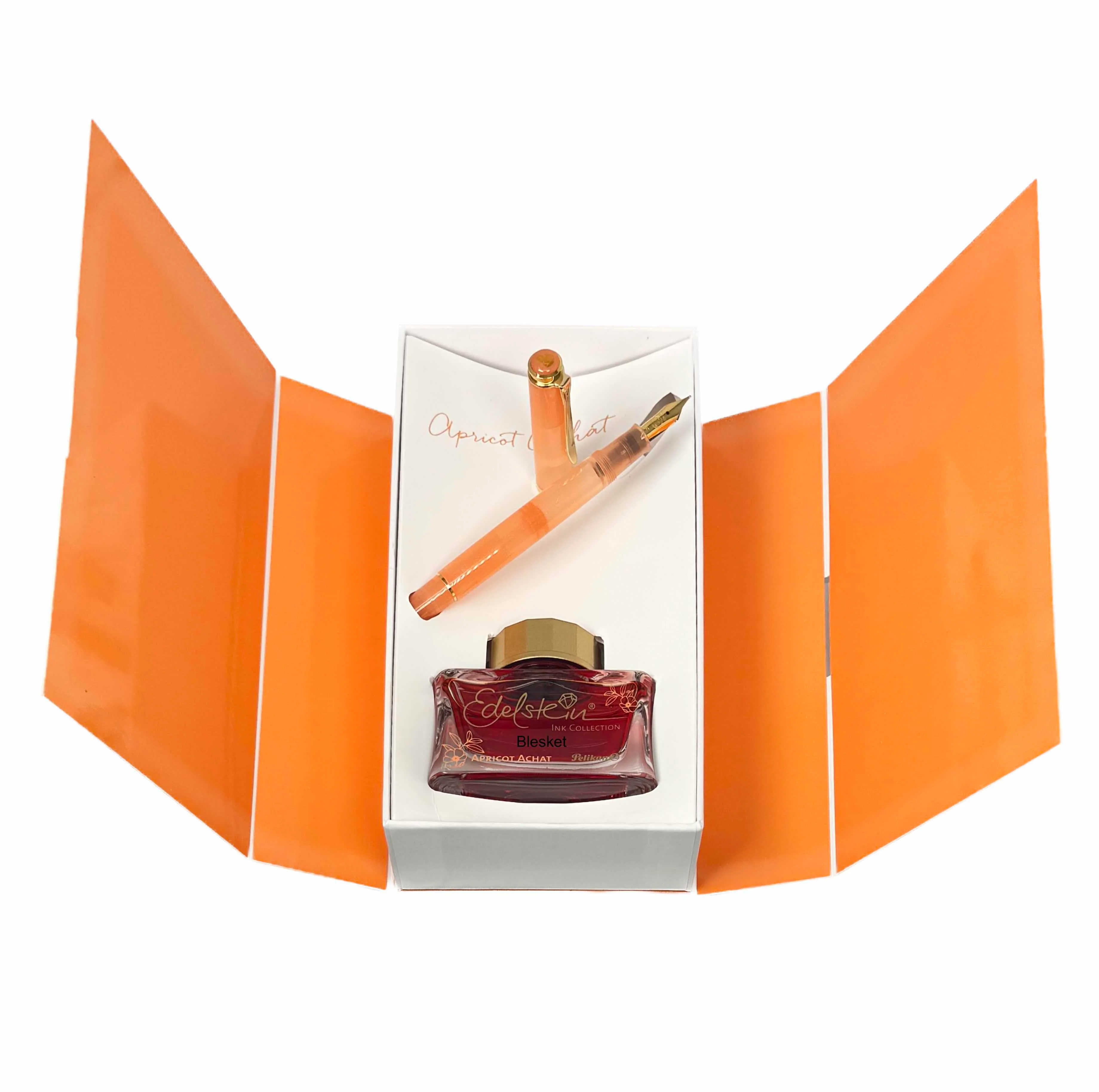 Pelikan M200 Classic Special Edition Apricot Achat Gift Set