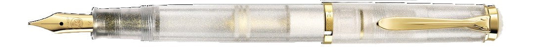 Pelikan M200 Classic Special Edition Golden Beryl Fountain Pen Set with Bottled Ink - Image 2