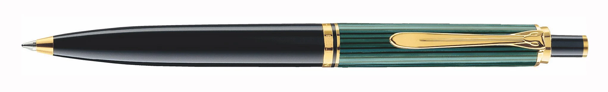 Pelikan Souveran K400 Ballpoint Pen - Black/Green