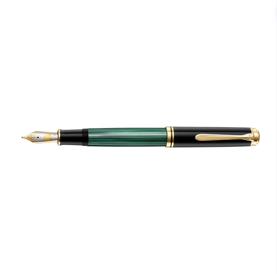 Pelikan Souverän M1000 Black/Green Fountain Pen 18kt