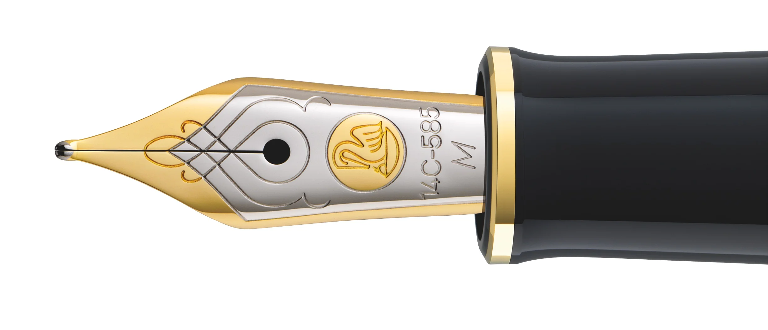 Pelikan Souverän M400 Black 14kt Fountain Pen - Image 2