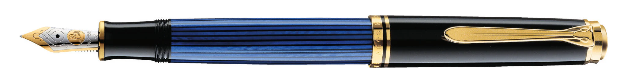 Pelikan Souverän M400 Black/Blue 14kt