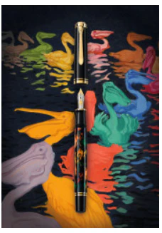 Pelikan Souverän M600 Art Collection Glauco Cambon Special Edition - 14kt - Image 3