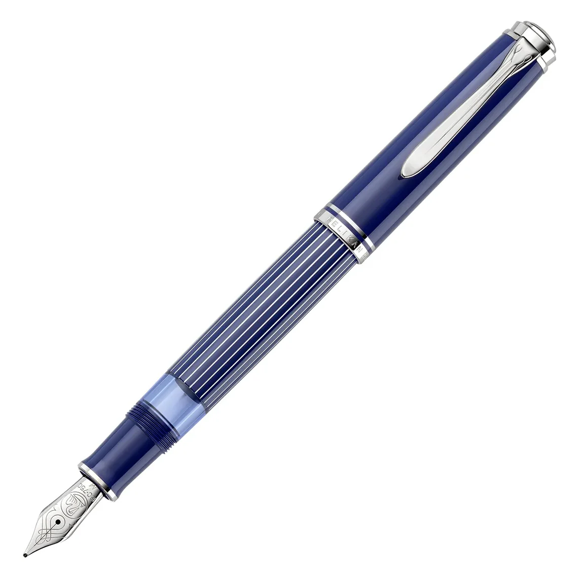 Pelikan Souveran M815 Metal Striped Blue Special Edition