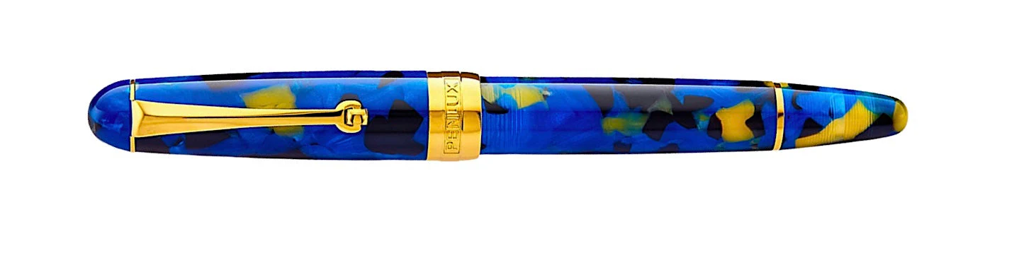 Penlux Masterpiece Delgado Betta Fountain Pen 14k Flex Gold
