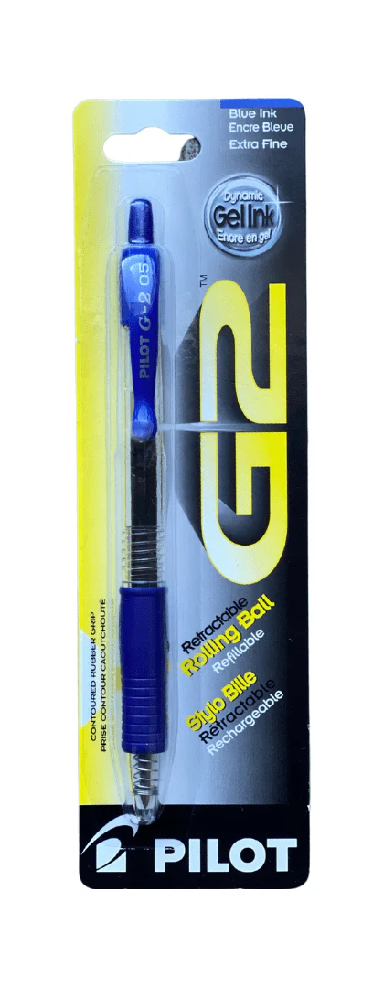 Pilot G-2 Retractable Roller Ball Pen 0.5 (Extra Fine) - Image 2