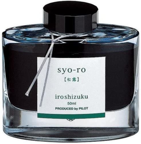 Pilot Iroshizuku Fountain Pen Ink - Dark Turquoise (syo-ro/Dew on Pine Tree)