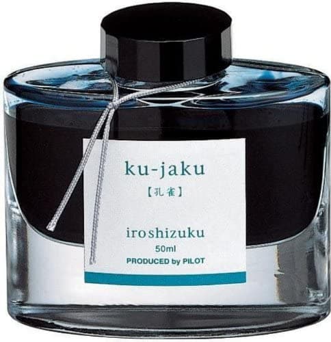 Pilot Iroshizuku Fountain Pen Ink - Turquoise (ku-jaku / Peacock)
