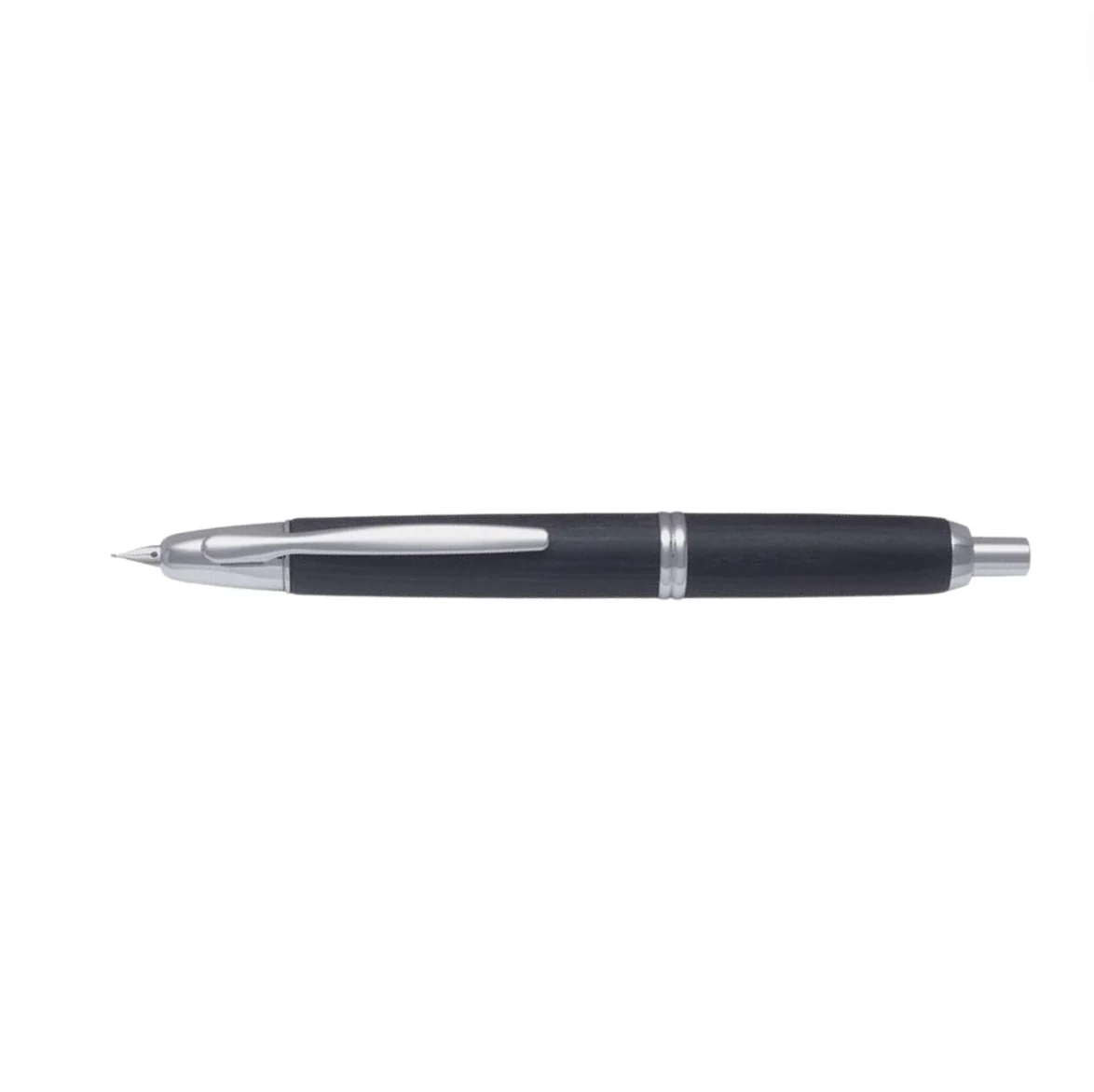 Pilot Vanishing Point Capless Birch Black Wood with Rhodium Trim