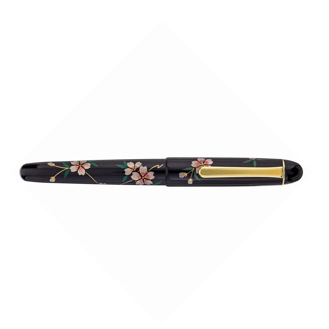 Platinum #3776 Century Kaga Hira Maki-e Sakura (Cherry Blossom) Fountain Pen