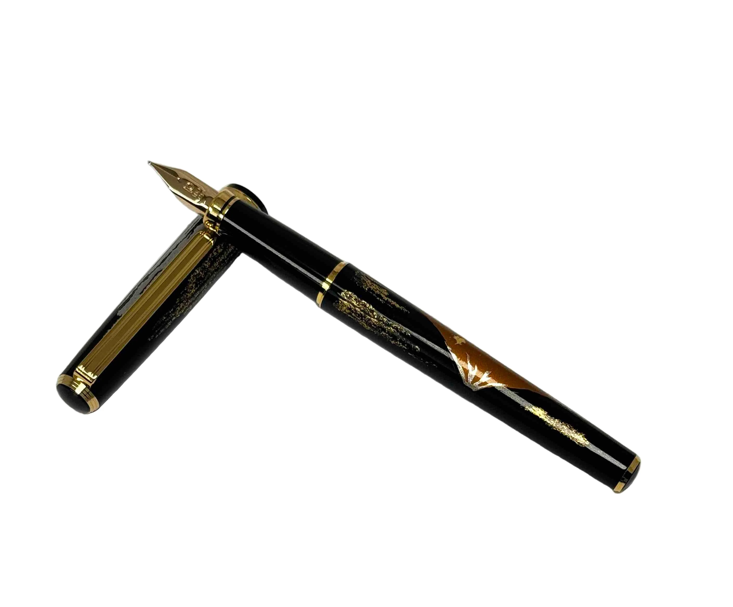 Platinum Vicoh Kanaza Red Mt. Fuji 18kt Fountain Pen