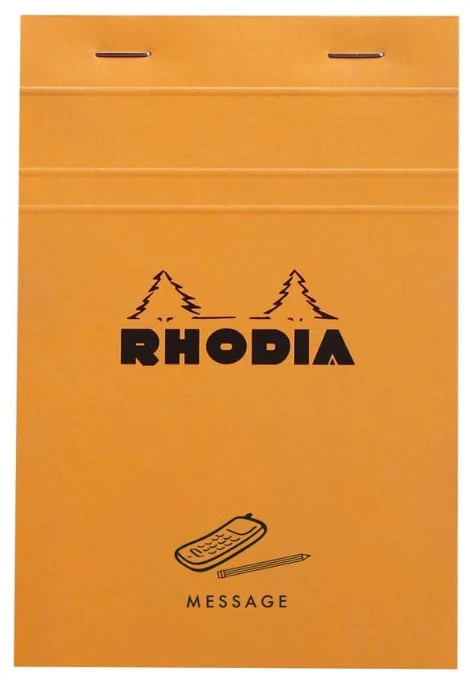 Rhodia Head Stapled Pad No. 140 Message Pad