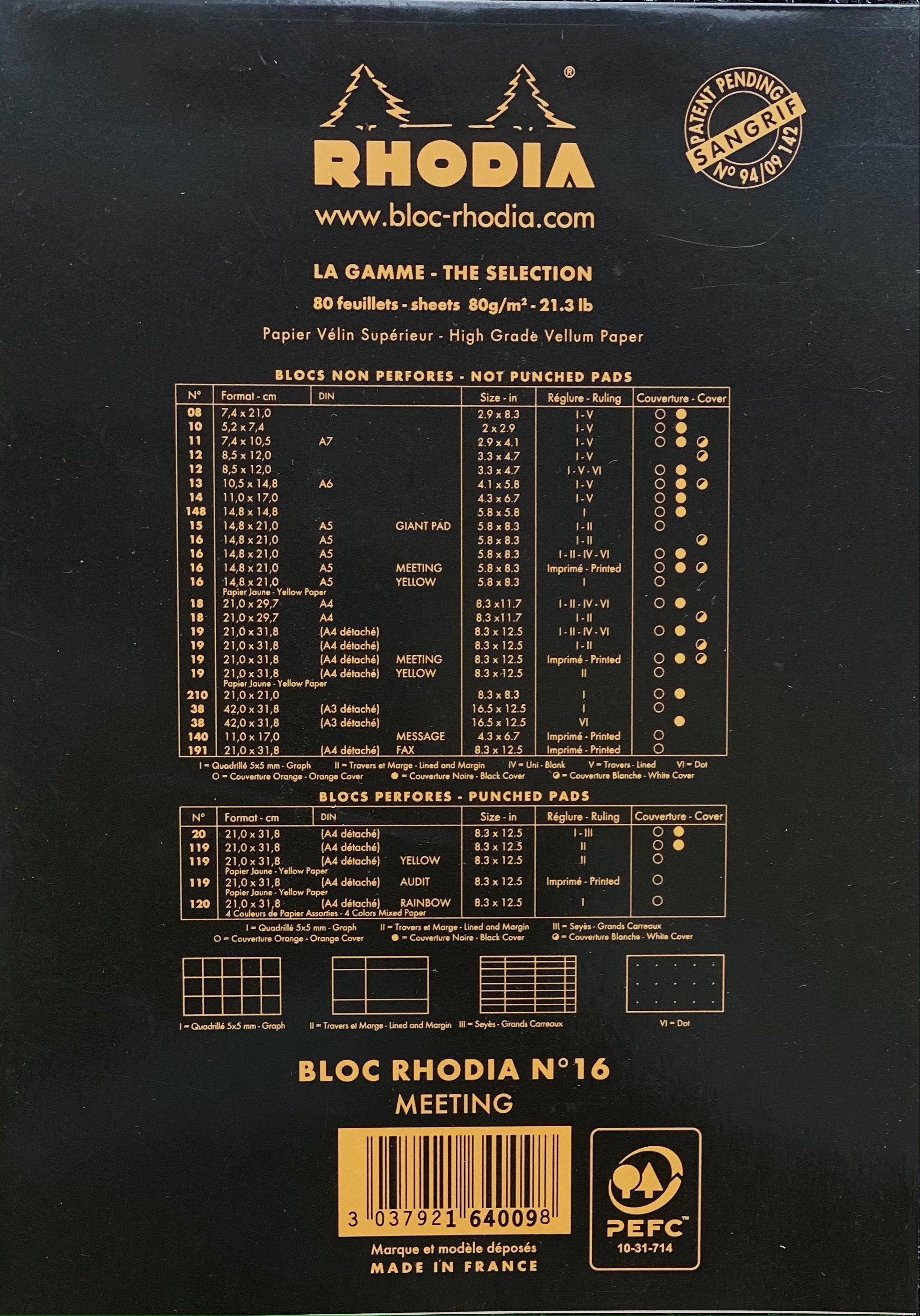 Rhodia meeting Pad A5 - Image 2