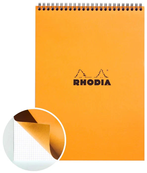 Rhodia Wirebound Notepad Grid A4 #18