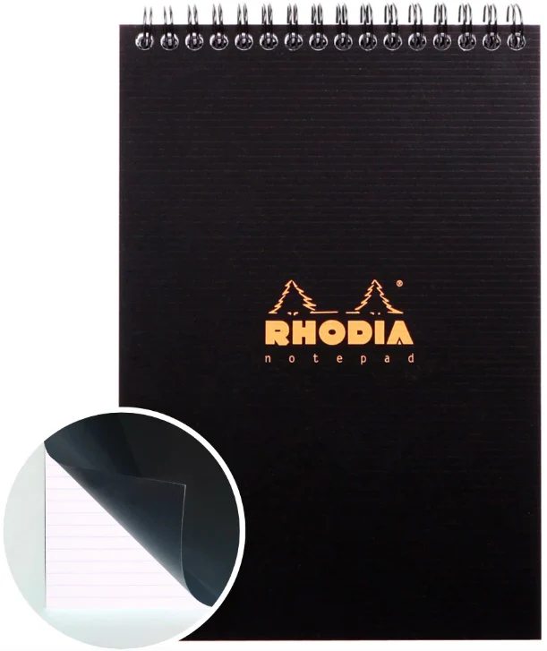 Rhodiactive Wirebound Notepad A5 Lined Paper - Image 2
