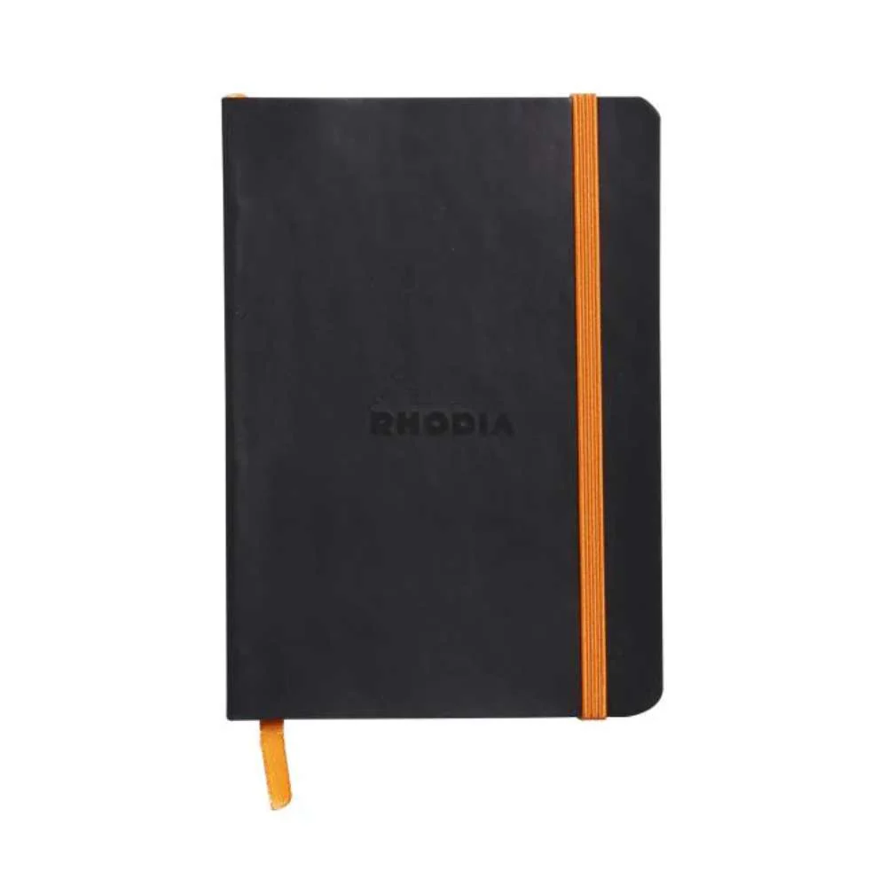 Rhodiarama Softcover Notebook A6 Lined - Black