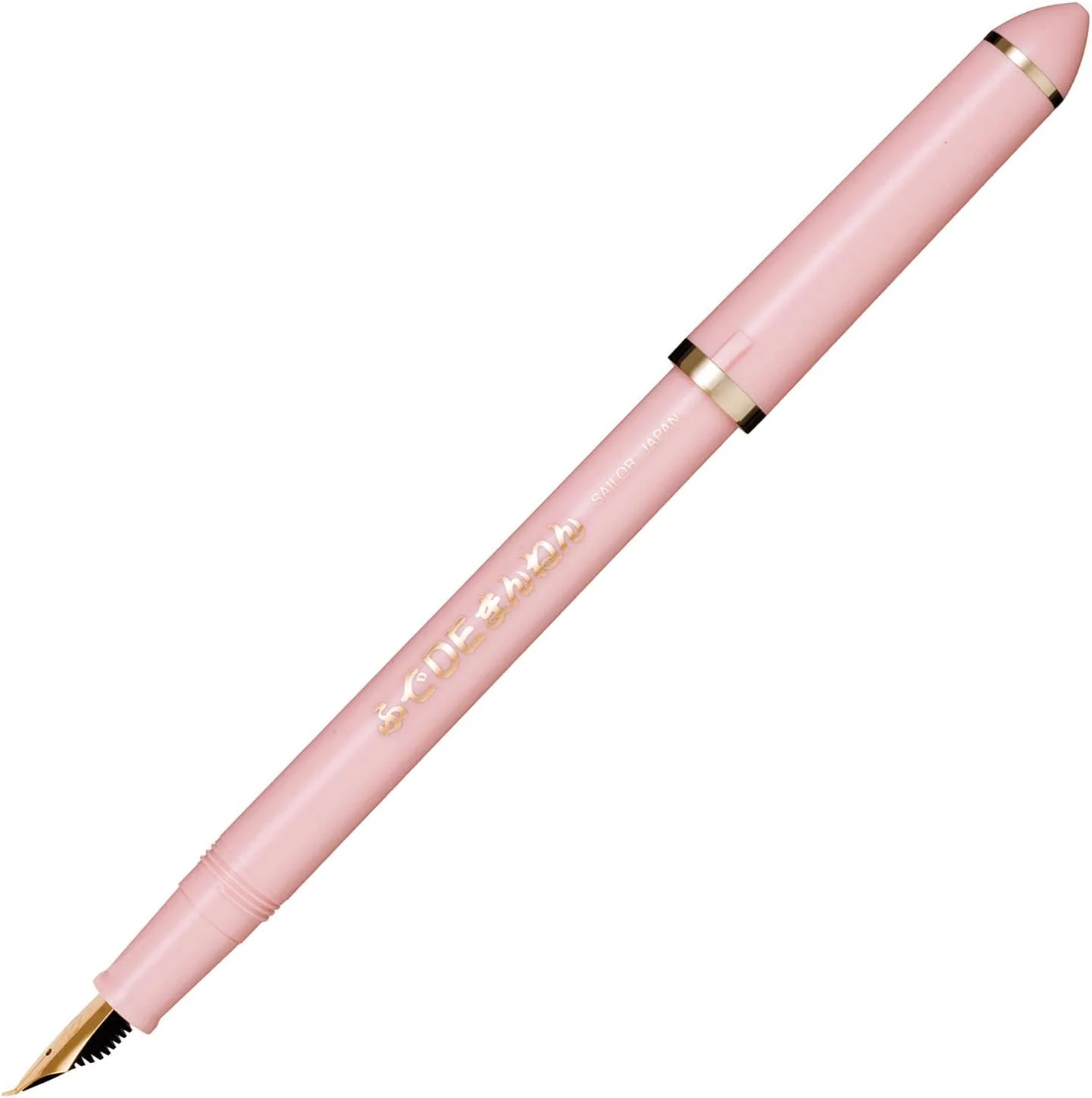 Sailor Compass Calligraphy Fountain Pen - Fude De Mannen - Pearl Pink