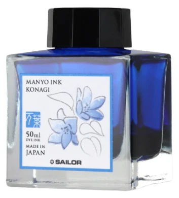 Sailor Manyo Bottled Fountain Pen Ink 50ML - KONAGI