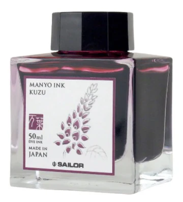 Sailor Manyo Bottled Fountain Pen Ink 50ML - KUZU