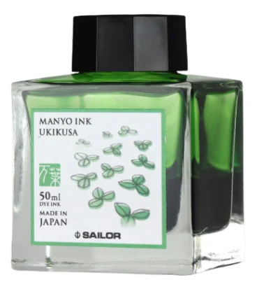 Sailor Manyo Bottled Fountain Pen Ink 50ML - UKIKUSA