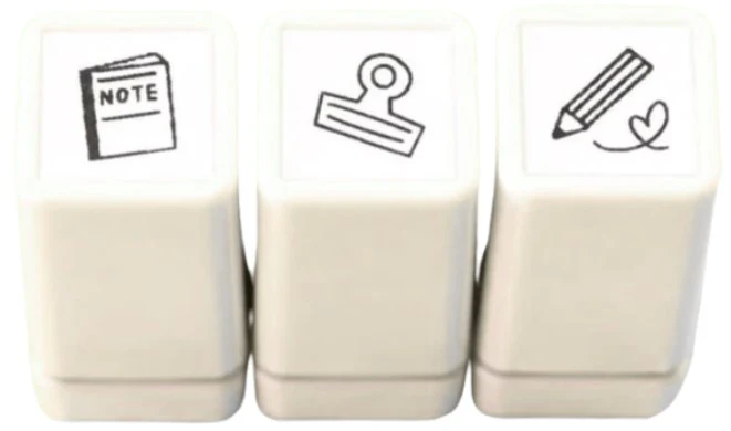 SANBY Mini Stamp Stationery - Set of 3