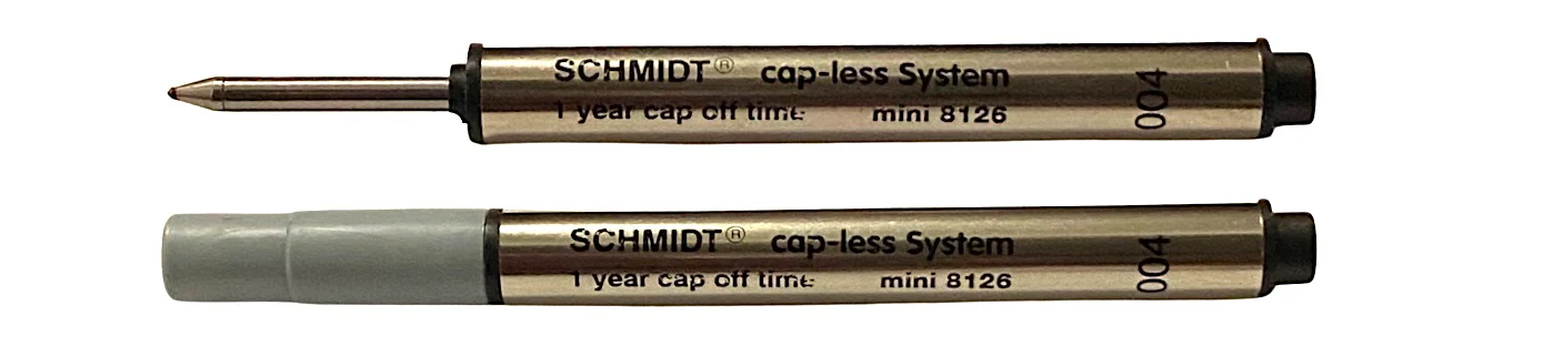 Schmidt Mini M8126 Capless Rollerball Pen Refill