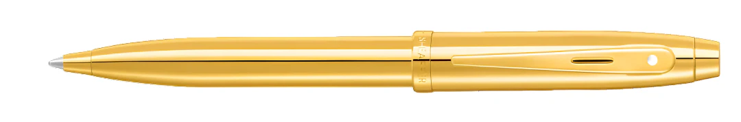 Sheaffer 100 Ballpoint Pen - PVD Gold with PVD Gold Trim