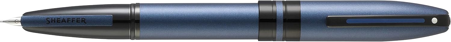 Sheaffer ICON Metallic Blue Fountain Pen with Black Gloss Trim