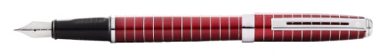 Sheaffer Prelude Merlot Lacquer w/Horizontal Line Engraving Fountain Pen