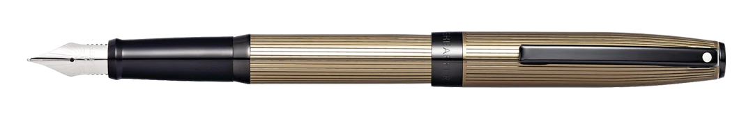 Sheaffer Sagaris Titanium/grey Fountain Pen with Black PVD Trim