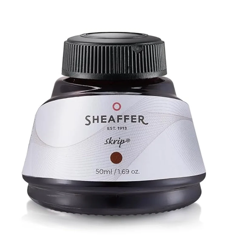 Sheaffer Skrip Fountain Pen Ink 50mL- Brown