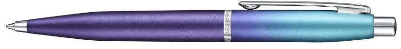Sheaffer VFM Expressions Pearlised Gradient Blue and Purple Ballpoint Pen with Chrome Trims