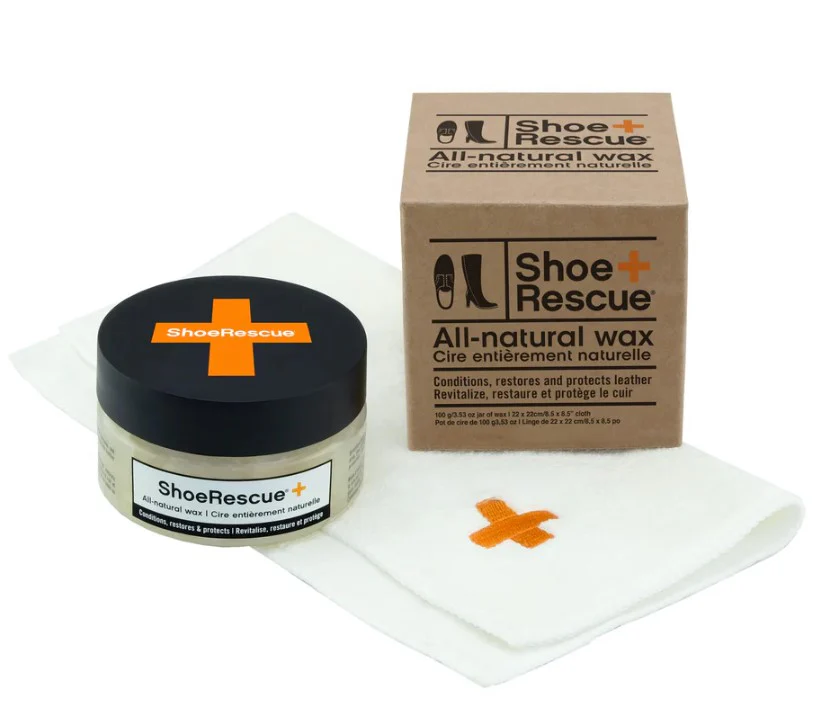ShoeRescue - All Natural Shoe Wax with cloth
